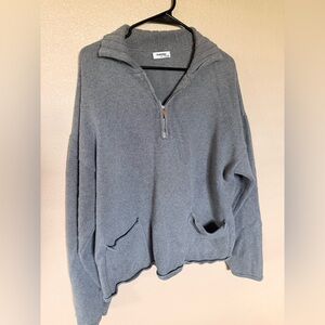 Rumored Heather Gray Knit Top